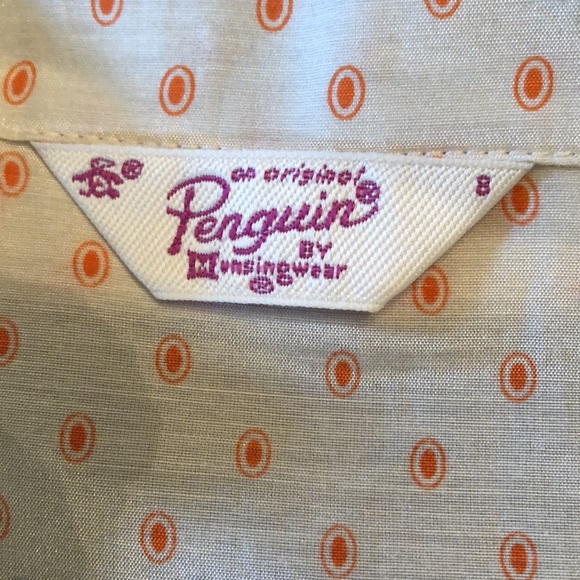 🐧Vintage Penguin Lightweight Cotton Silk long sleeve convert button cuffs blouse - Picture 9 of 13